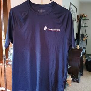 Marines Navy Blue Short Sleeve Tee
